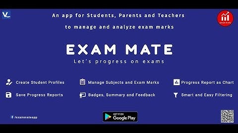 Exam Mate - Smart way to know your exam improvements