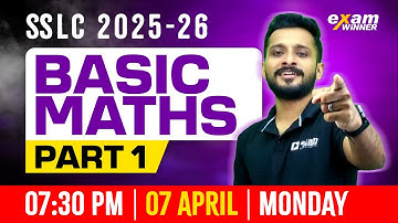 SSLC Maths | Basic Maths | Mastering Maths | Part 1 | Exam Winner