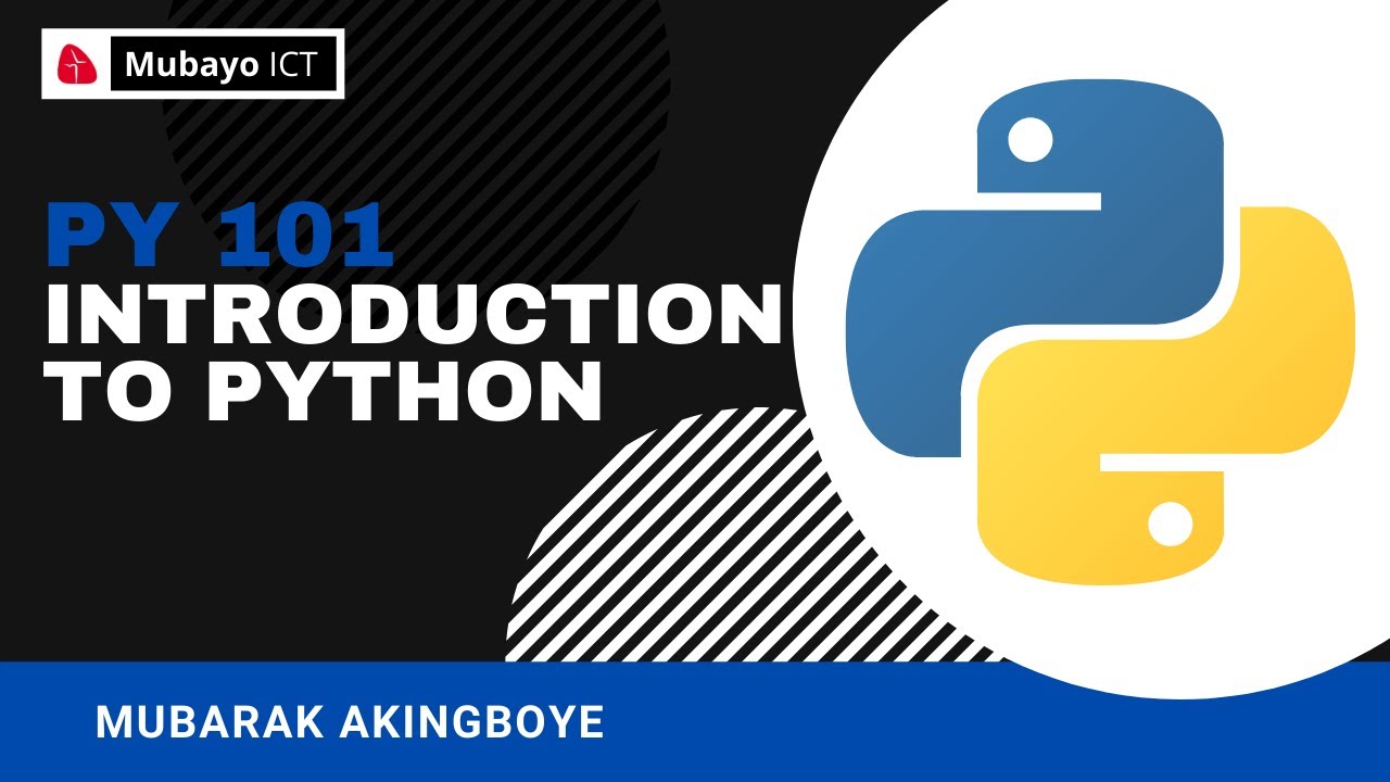 Python Programming Basics: Setting up - YouTube