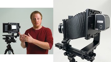 Hasselblad V to 4x5 Camera Stitching Adapter Demo
