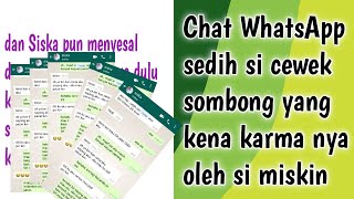 Chat sedih pengorbanan seorang pria