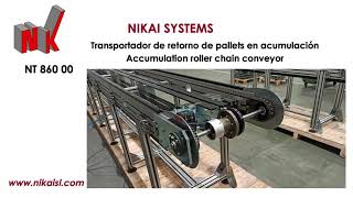 NT 860 00  Accumulation roller chain conveyor