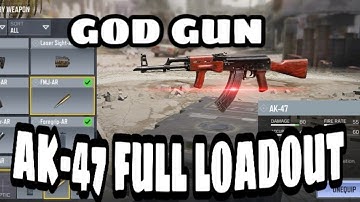 AK-47 BEST LOADOUT |  COD MOBILE best guns |  #tipsandtricks | call off duty mobile best gun loadout