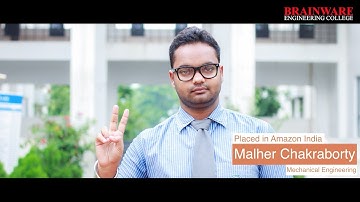 Brainware Engineering College | Student Speak | Malhar Chakraborty