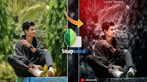 Snapseed -Atharv Raut Inspired dark black tone photo editing tutorial 2020 - snapseed tutorial