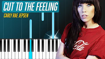 Carly Rae Jepsen - "Cut To The Feeling" Piano Tutorial & Lyrics - Chords - How To Play - Cover