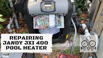 Repairing Broken Jandy JXI400 Pool Heater with Versaflo Bypass! Jandy Interface Control Replacement!