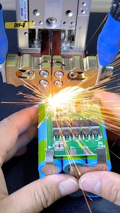 How To Make 12V 7.5Ah Lithium Ion Battery Pack  #shortvideo #lithium #battery #making #18650