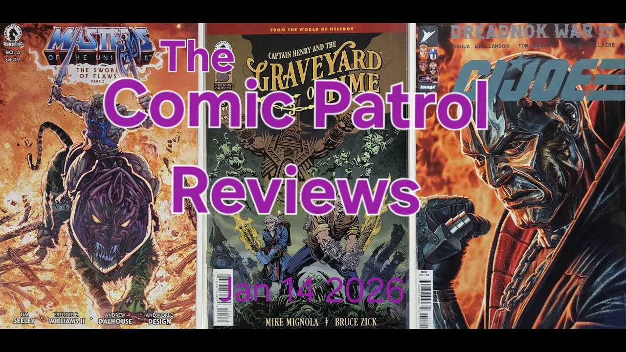 Comic Book Reviews:  Masters of the Universe to G.I. Joe