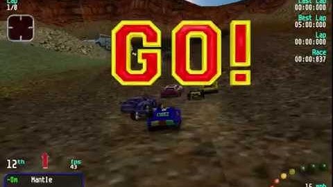 Re-Volt Custom Track The Wrecking Yard by Marv, 12 Cars 8 Laps & Pickups!