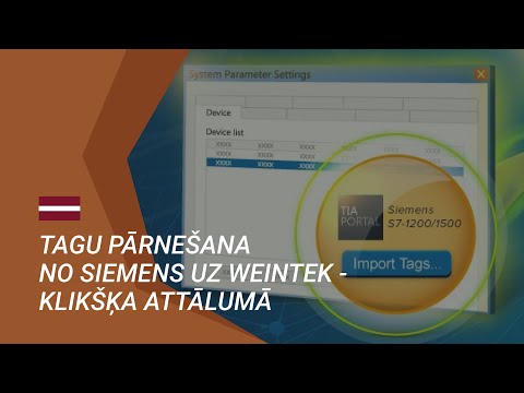 HOW TO transfer tags from Siemens to Weintek? // Kā pārnest tagus no Siemens uz Weintek?