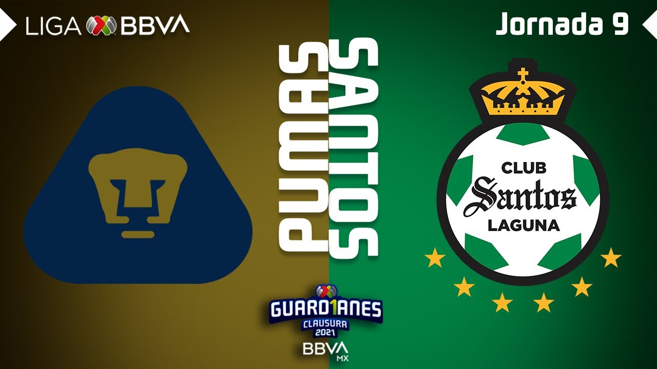 Resumen Goles | Pumas vs Santos Liga BBVA MX - Guard1anes 2021 - Jornada 9 -