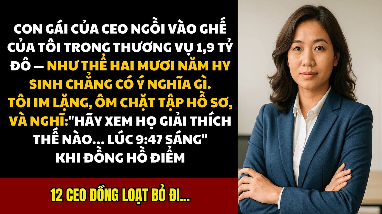 Con Gái CEO Ngây Thơ Thế Chỗ Nữ Chiến Lược Gia – Hậu Quả Là 12 CEO Đồng Loạt Quay Lưng.