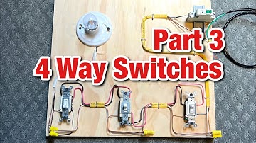 Part 3 - 4-Way Light Switch Wiring. Easiest Explanation! Check it Out!