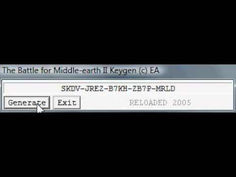 Lord of the Ring:The Battle for Middle-Earth II ring Rise of the Witch-King serial key or number