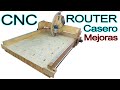 CNC ROUTER casero, modificación en el sistema de transmisión