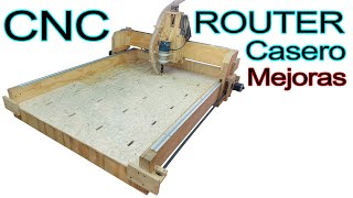 CNC ROUTER casero, modificación en el sistema de transmisión