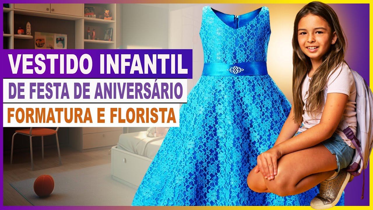 vestido de renda para adolescente