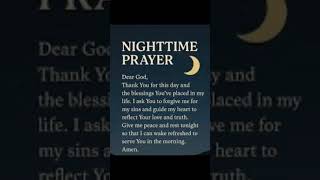 Nighttime prayer #biblemode #pala