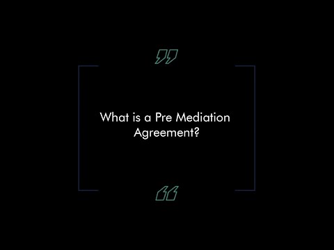 What Is A Pre Mediation Meeting?