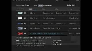 Xfinity Guide Browsing November 27Th, 2022