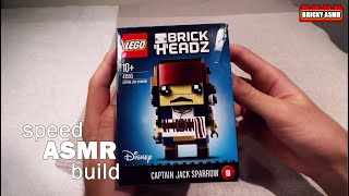 LEGO ASMR Building Captain Jack Sparrow (ASMR Speed Build)