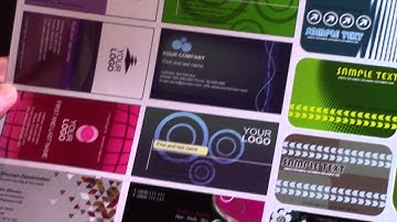 Color-Logic Printed Samples: DRUPA Business cards on HP Indigo - HP Indigo, Israel