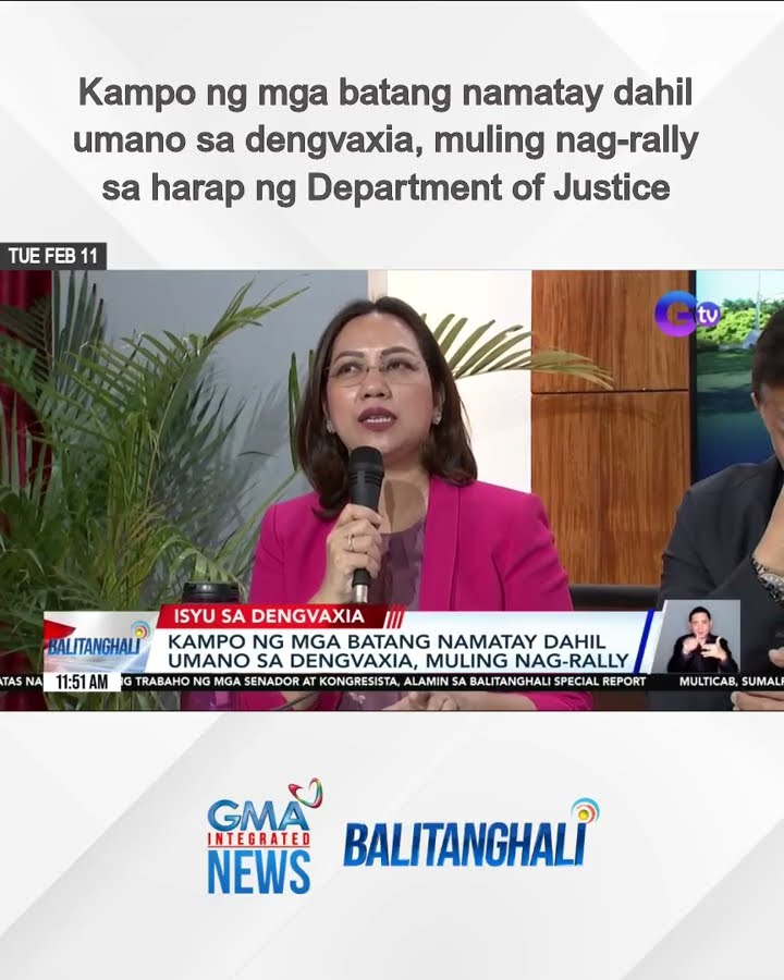 Kampo ng mga batang namatay dahil umano sa dengvaxia, muling nag-rally | Balitanghali