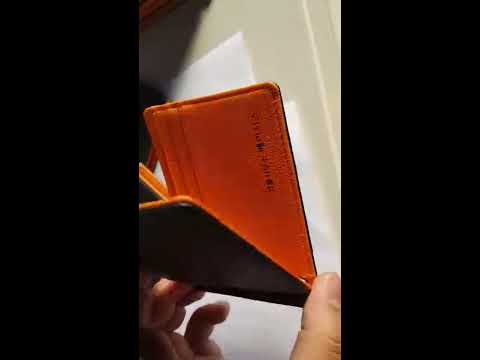 (데코니) SIMPLIFE 심플라이프 지갑형 머니클립지갑 이니셜 레이저마킹 인쇄 동영상. 데코니