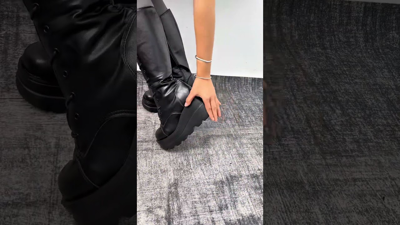 Trendy Thick Sole Platform Sneaker Boots for Women 