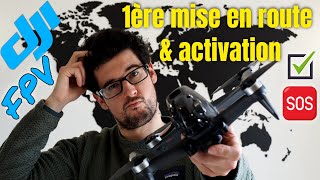 DJI FPV Combo : tutoriel complet 1ère mise en route (appairage, activation, câble OTG...)
