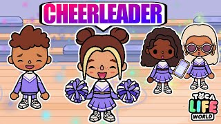 meine KLEINE SCHWESTER 👧🏻 wird CHEERLEADER 👯‍♀️ in TOCA BOCA 🏡 Toca Life World Story