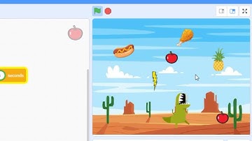 scratch tutorial learning:how to make a Food Catcher scratch game,scratch easy game (p1)