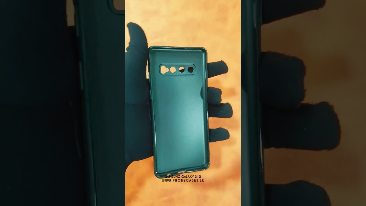 Samsung Galaxy S10 | Ultra-Thin Matte Black TPU Phone Case | PhoneCases.lk