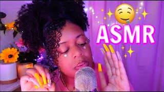 ASMR - NAIL TAPPING + TRIGGER WORDS & VISUALS ♡🌸✨(SO GOOD!!)