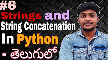What is String in Python? | How to concatenate strings?| Explained in Telugu. #string #python #like 