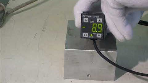 KEYENCE AP-31A Two-color display digital pressure sensor　動作確認