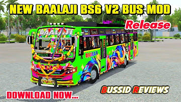 NEW BAALAJI BS6 V2 Private Bus Mod😍Release😎Download Now