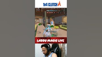 💥 Fastest 1v4 Clutch Ever in BGMI! 😱 | Insane Reflex Rush #shorts