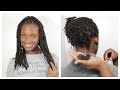 Combing out my daughter's 7 years old Locs/ PART 1