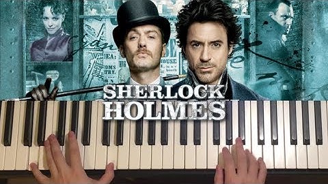 Sherlock Holmes Theme Song - Discombobulate (Piano Tutorial Lesson)