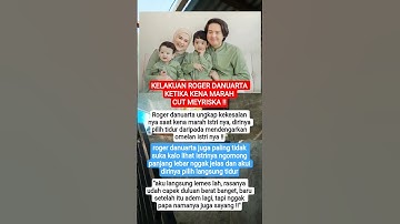 Thumbnail of ROGER DANUARTA DAN SANG ISTRI CUT MEYRISKA ‼️ PASANGAN TER MESRA HARI INI ‼️