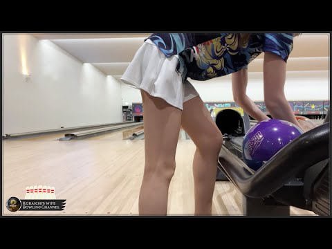 裏でも高得点を取りたい！リーグ戦後の1G♡ボウリング女子の練習