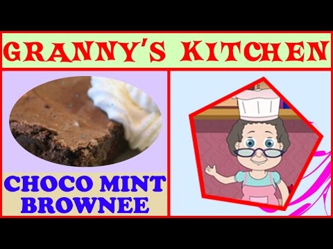 Classic Mint Chocolate Brownies || Granny's Kitchen