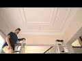 CLEAN Trim Work Install on Ceiling