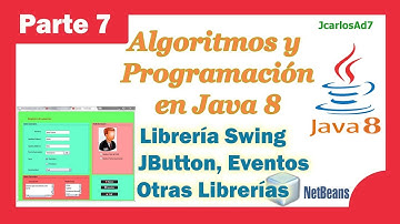 JButton,Eventos, Reloj en java (7-25) Curso de Java - Algoritmos y Programación en Netbeans
