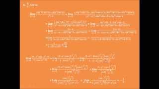 Calculate the limits for indeterminate functions part 2