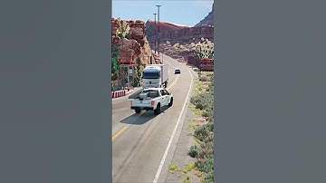 Realistic Highway Car Crashes #61