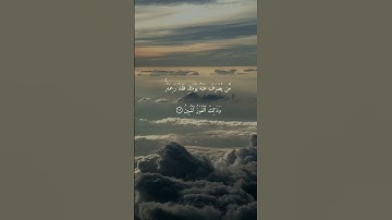 سورة الأنعام { ١٤ _ ١٨ } #ياسر_الدوسري #quran #انشر_تؤجر