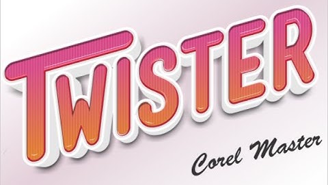 CorelDraw Tutorials: sticker text effect